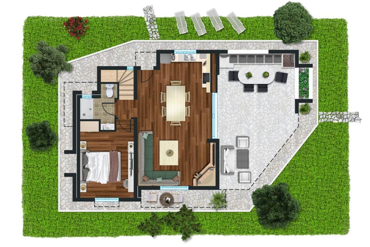 Artemisia Villa With Outdoor Hot Tub, Sani Luxury Villas Collection ภายนอก รูปภาพ